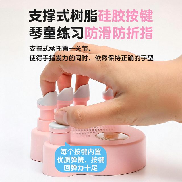 SOLO piano hand corrector, finger trainer, finger strength device, anti ...