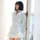 CLOUDSEASON lace waist-hugging striped shirt 2025 new small person design and temperament inner top