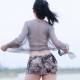 Mind exposes the slightly translucent gauze net bright silk super skirt low waist sexy versatile skirt elastic bag hip skirt female
