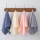 
30*60cm coral fluff towel cut edge candy strips towel absorb water and not easily drop towel