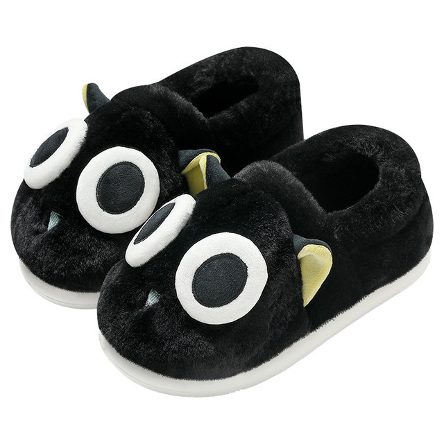 Red bean cotton slippers for men winter 2025 new style bag heels indoor home thick sole warm couple cotton shoes women's outer wear