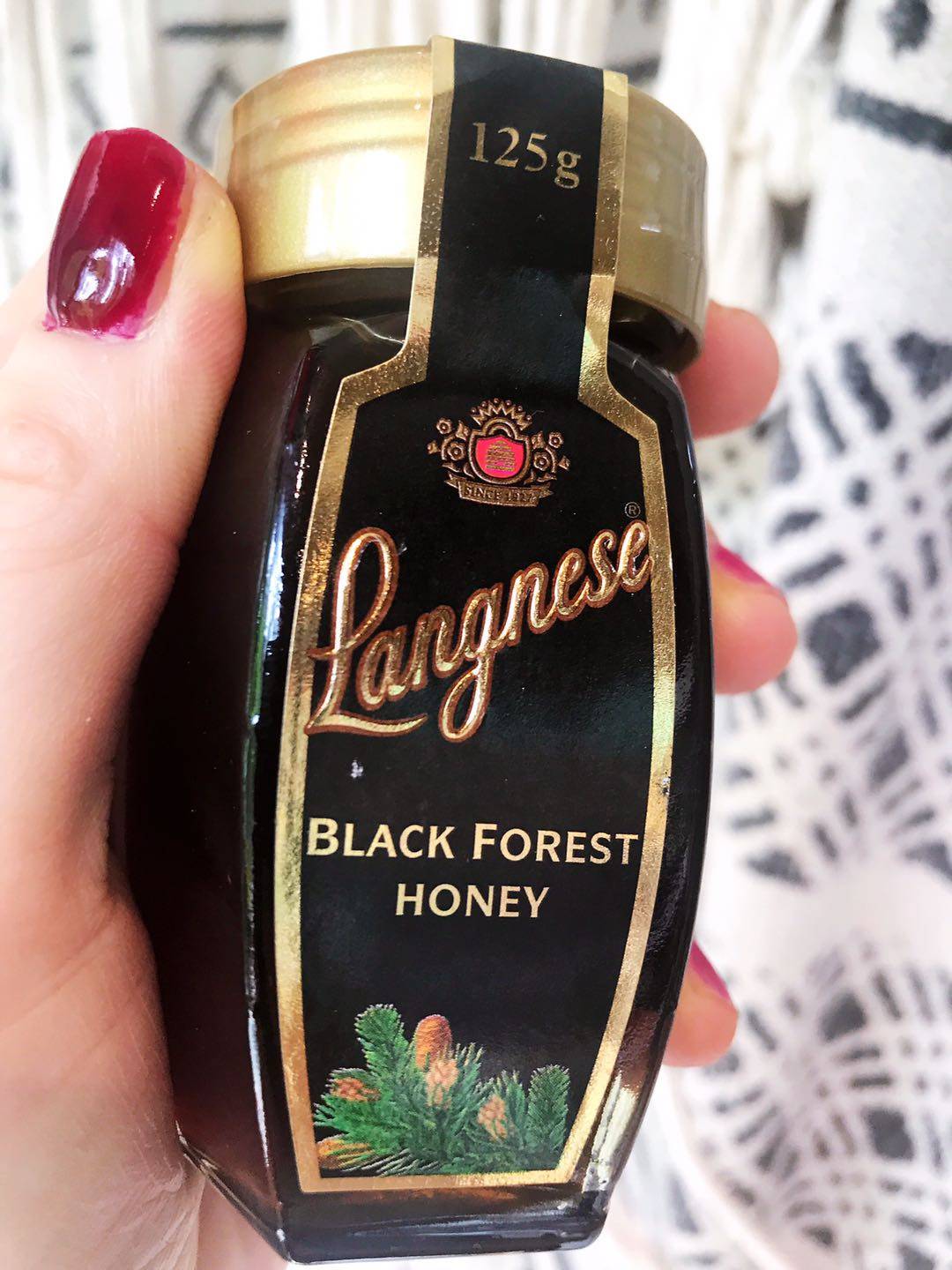 德国进口125glangnese black forest honey琅尼斯黑森林蜂蜜 蜂蜜