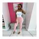 2664# new style small feet pants wish Amazon ebay cross-border European and American solid color tight stretch small feet pants for women
