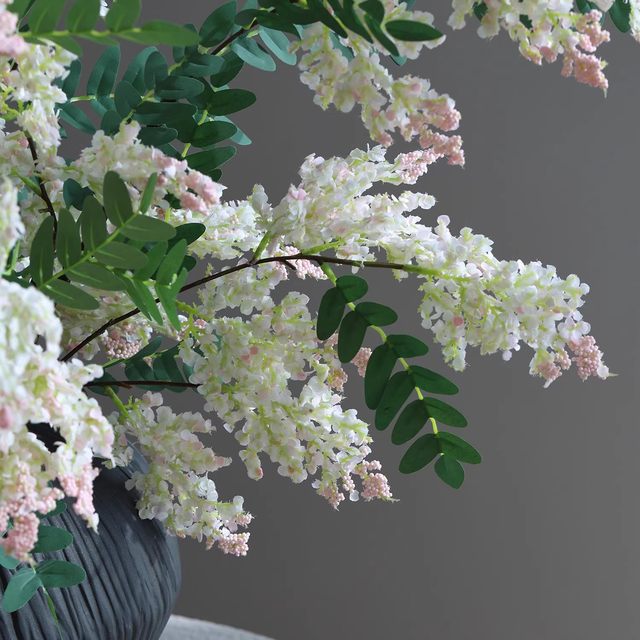 
High-grade Sophora japonica flower artificial flower decoration ornament flower landscaping flower immortal flower plastic flower decorative flower silk flower