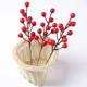 Fortune artificial flower red fruit hand-arranged flower fake flower holly bonsai material living room display trick ornaments