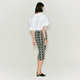AtelierMissLu2024 Spring and Summer New Brand Custom Letter Print Pencil Skirt
