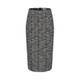 AtelierMissLu2025 spring and summer small fragrance style slim pencil elastic skirt short skirt