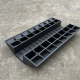 Bridge -shaped trough threshold padding two -sided slope pad road along the slope thread cable to protect the deceleration band step pad
