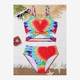 European and American foreign trade original single export swimsuit medium and large girls split triangle bikini hot spring children's cute princess outfit