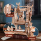 Ruoke Printing Workshop movable type printing 3d three-dimensional puzzle mechanical transmission wooden assembly model Valentine's Day gift