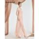 
Sheer Luck New Summer Thea Dress Women's Off-Shoulder Mesh Pleated Strapbreast Dress Seaside Vacation