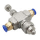 Two -flowing stainless steel mixing air water hybrid siphon pressure -type air atomization nozzle dust removal and humidifying fuel injection mouth
