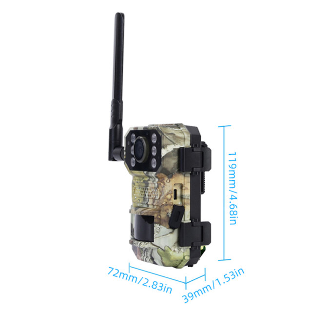 Outdoor 4G infrared camera wireless camera orchard pasture outdoor waterproof mobile phone remote card monitor