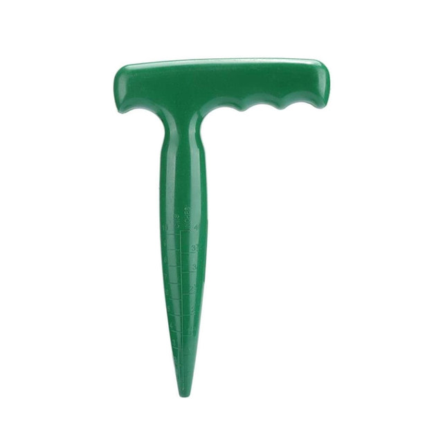 Home gardening hole digger hole punch seeder with scale for sowing and fertilizing cutting seedling nursery tools