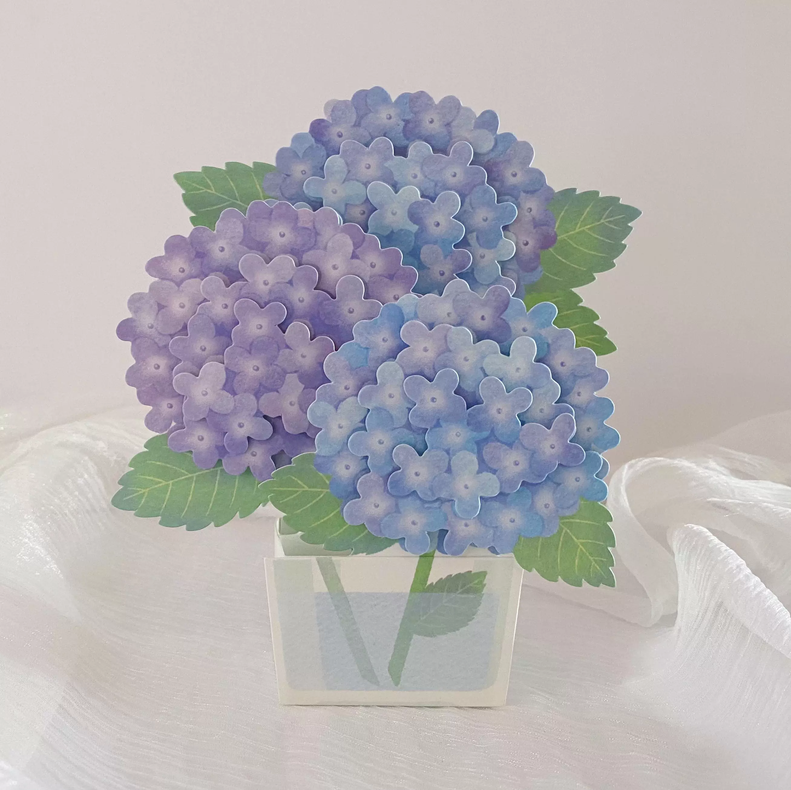 紫阳花贺卡 新人首单立减十元 22年1月 淘宝海外