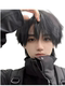 Fiber Beauty Japanese short hair gay hairy wolf tail mullet head wig for men universal cos full head set
