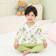 Boys' autumn clothes and long trousers set, pure cotton, children's pure cotton baby bottoming thermal underwear, boys' linen clothes, type A pajamas