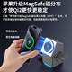 Aresh three-in-one wireless charger Qi2 is suitable for Apple 16magsafe mobile phone iphone15 magnetic fast charging watch applewatch stand iwatch base airpods headphones