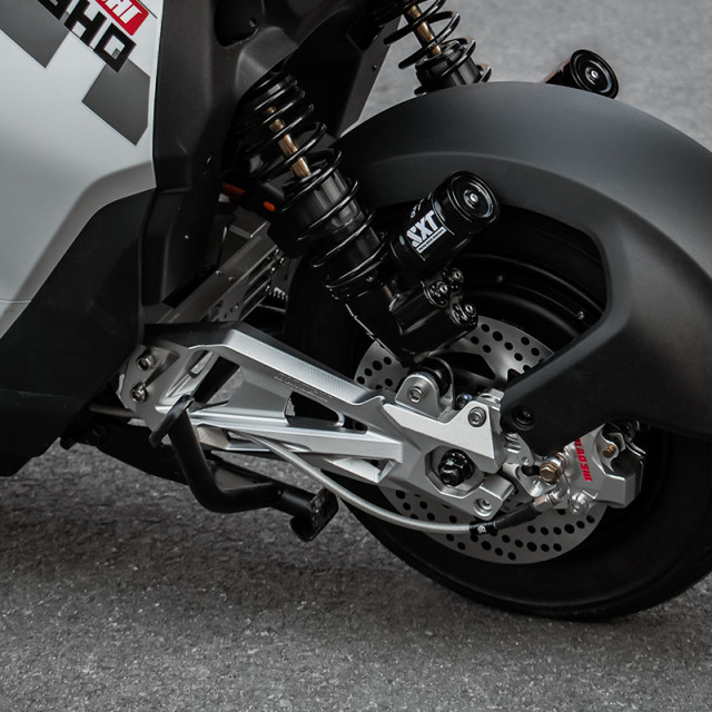 Teacher Ou flat forks suitable for extreme nuclear electric vehicles AE4SE AE5i AE5i modified straight-up rear flat fork accessories