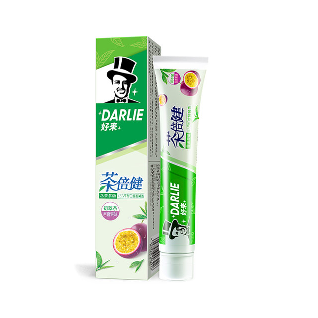 Darlie is good (formerly black) toothpaste white peach flavor peach flavor 160g fresh tone to clean the whitening gums
