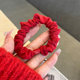 Red head rope for women in the year of zodiac cloth simple hair ring leather case does not hurt the hair for girls rubber band New Year festive hair rope
