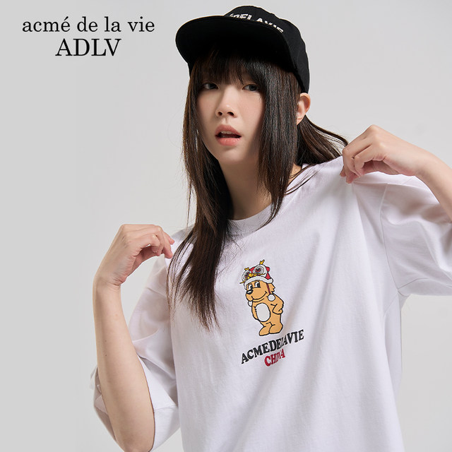 ADLV pattern printing short -sleeved T -shirt 25 years new spring and ...