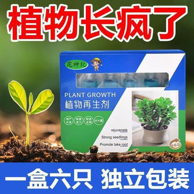 Plant regeneration and resurrection, small pole flower potted plant home gardening general concentrated plant regeneration agent nutrition solution