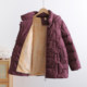 Mother's Winter Cotton Clothes Hooded and Velvet Thickened Embroidered Cotton Clothes 2025 New National Style Warm Cotton Jackets Grandma's Style