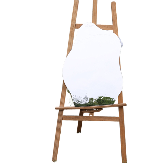 
ins style outdoor wedding mirror welcome card irregular full body mirror cloud special shaped floor mirror decorative mirror