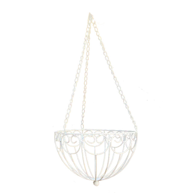 
Wall-mounted flower stand hanging basket flower pot balcony outdoor hook hanging flower potted flower basket hanging flower stand courtyard hanging large flowers