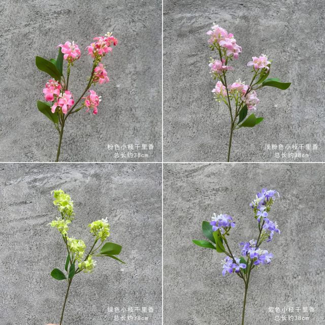 
Thousand miles of artificial flowers, lilac flower ornaments, flower arrangements, wedding home decoration, TV cabinet ornaments, artificial flowers, silk flower ornaments