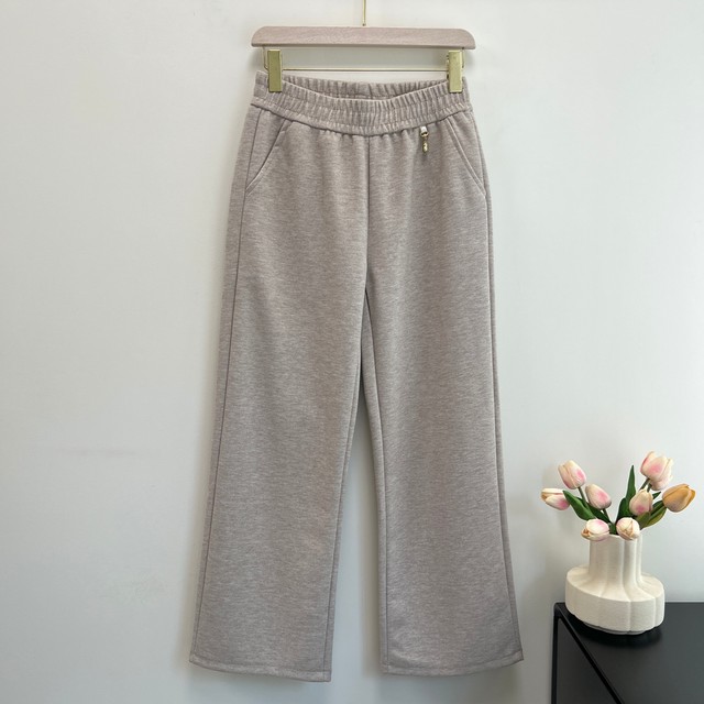 Middle-aged and elderly women's pants, mom's autumn and winter velvet pants, straight pants, high-waisted pants for the elderly, thickened and enlarged, grandma's pants, fashionable