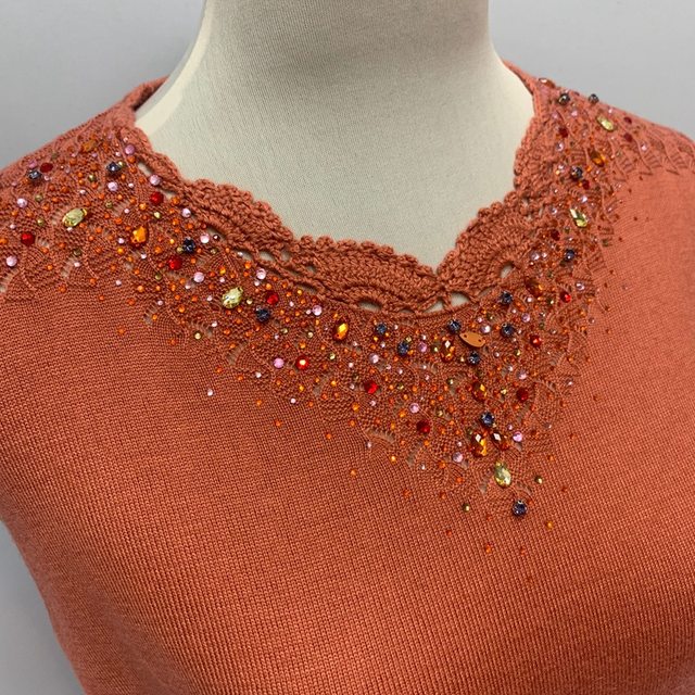 Cardigan Mother Sweater Spring, Autumn and Winter Thin Plus Size Plus Size Middle-aged and Elderly Female Grandma Loose Knitted Bottoming Sweater