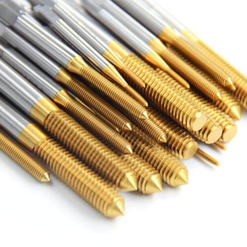 Imported titanium-plated extruded taps containing cobalt stainless steel aluminum extruded taps M1.4M1.6M2M2.5M3M4M5M6