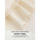 versatile mesh skirt for women in spring and summer apricot color irregular a-line skirt mid-length sweet ins fairy long skirt
