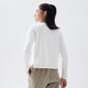 Tuoluji spring long-sleeved quick-drying T-shirt for women solid color short round neck breathable cotton-like small base T-shirt shirt
