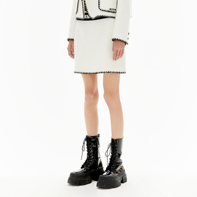 REVAN Revan Outlet Winter Sporty Tweed Skirt RU91501214
