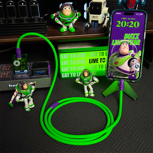 New silicone data cable is suitable for Apple iPhone17/16promax29WPD fast charging 100W dual typec thickened and lengthened 66w Huawei super flash charging customized car charging cable