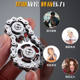 Relieve pressure finger chain flywheel chain fingertip gyro relieve anxiety and decompression artifact gear mechanical metal model