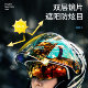 gsb motorcycle summer sun protection helmet half helmet female double lens three quarters retro helmet male gsb263