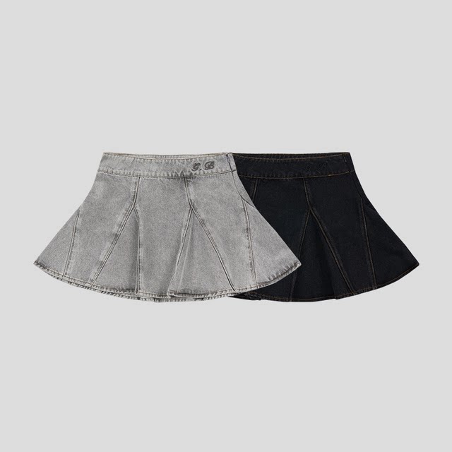 GOODBAI G.B LOGO Embroidery Stitching A version of the horn half skirt

