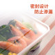 Thickened one takeaway plastic 500 -square -meter transparent packing box fast lunch box lunch box lunch box anti -leakage soup bowl
