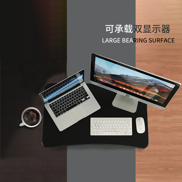 Standing notebook stand desktop folding computer desk upper table lifting table adjustable desktop heightening rack