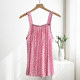 Cotton Silk INS suspender shirt in summer cute large size loose, sleeveless top, artificial cotton floral mm
