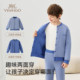 Ying's children's thermal clothing for boys and girls, thickened suit, wool thermal clothing, medium and large children's base layer shirt