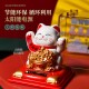 Solar recruitment mini cat car internal decorative small decoration automatic shaking hand shop opens home home office gifts
