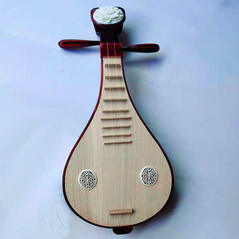 柳琴乐器自产两弦九品带头花柳琴土琵琶地方戏曲民间票友业余练习