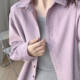 Lazy and relaxed corduroy shirt for women 2025 autumn new loose and versatile casual style long-sleeved shirt jacket