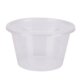Baiyang round 1000ml disposable lunch box takeaway packaging box plastic lunch box transparent fast food box commercial with lid