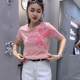 High-quality pure cotton short-sleeved T-shirt for women in summer 2025 new fashionable age-reducing shirt slimming shoulder T-shirt top
